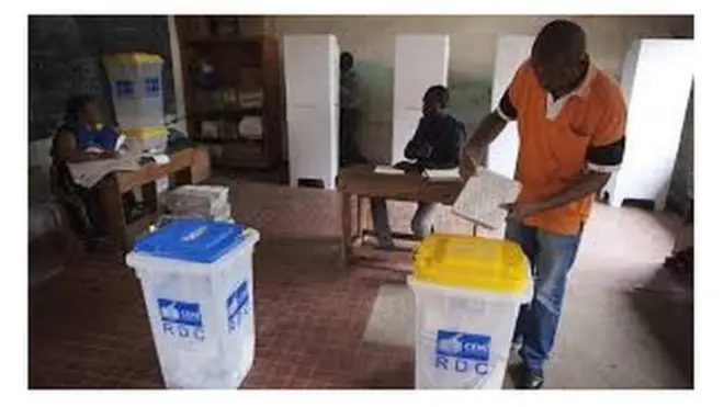 Bureau de vote en République Démocratique du Congo