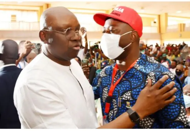 Seyi Makinde ati Ayodele Fayose