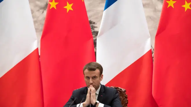 法国总统马克龙是2018年访问中国的第一位外国元首。