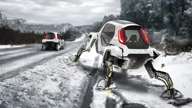 Elevate может как ехать, так и идти.