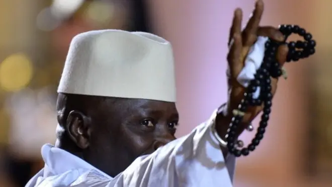 L'ancien président Gambien, Yahya Jammeh, parti en exil en Guinée équatoriale (archives)