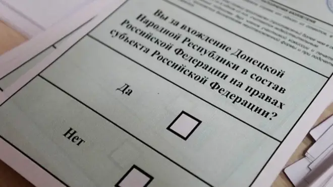 "Мы все, я вернусь на родину". Жители оккупированных территорий о "референдуме"