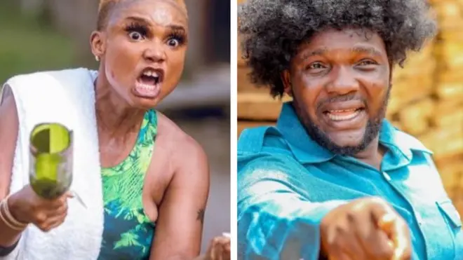 Aworan Yomi Fabiyi ati Iyabo Ojo