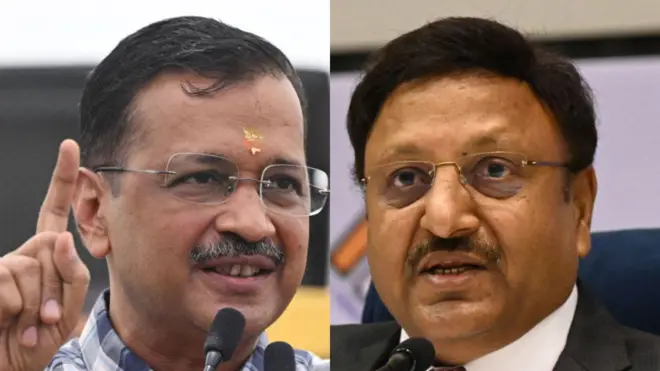 अरविंद केजरीवाल-राजीव कुमार