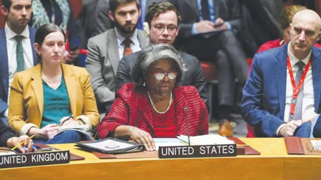 مندوبة الولايات المتحدة الأمريكية في مجلس الأمن