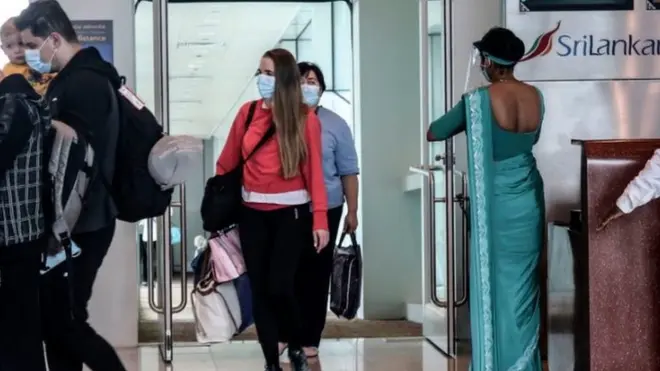 මත්තල ගුවන් තොටුපොළට ලඟා වූ යුක්රේන සංචාරකයෝ