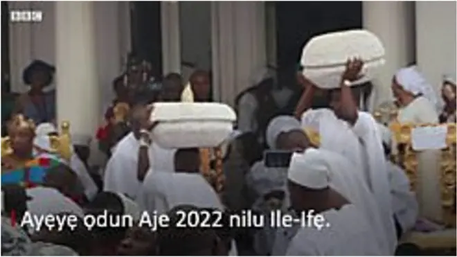 Bí ètò ọdún Ajé ṣe lọ ní ìlú Ilé Ifẹ̀ rèé