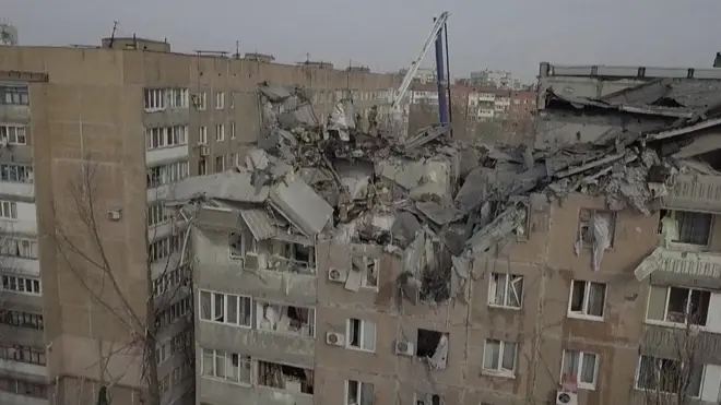 Разрушения в Донецке