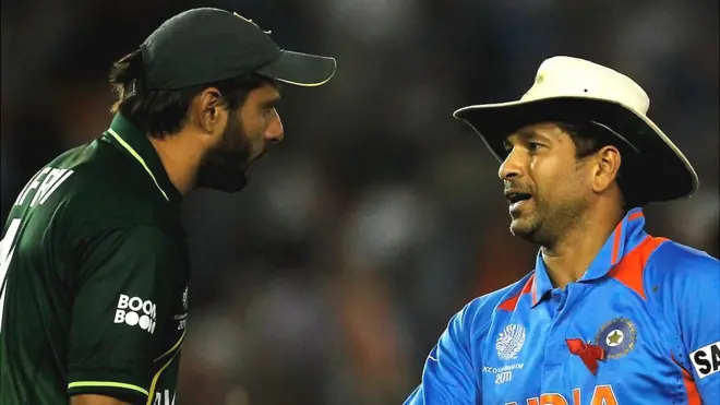 अफ़रीदी और सचिन