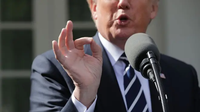 US President Donald Trump