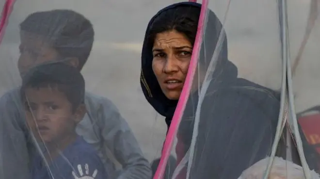 Hundreds of thousands of people have been displaced by the conflict