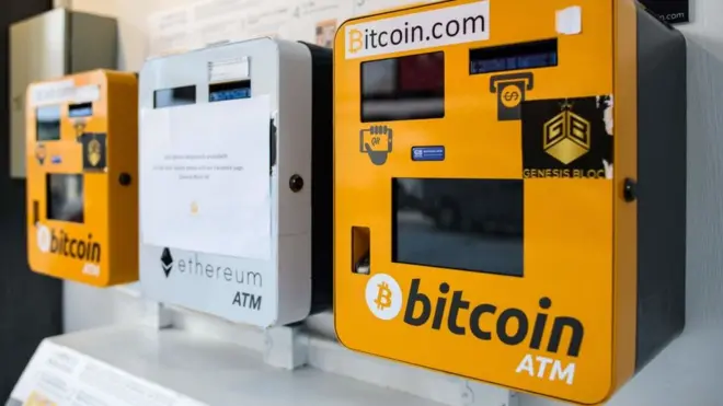 Банкоматы с биткоинами - уже давно реальность.