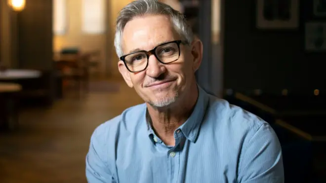 Former England footballer Gary Lineker is the presenter of Match of the Day