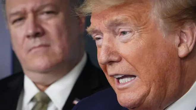 Mike Pompeo, secretario de Estado, fue felicitado por Donald Trump por no dar por hecha la derrota electoral.