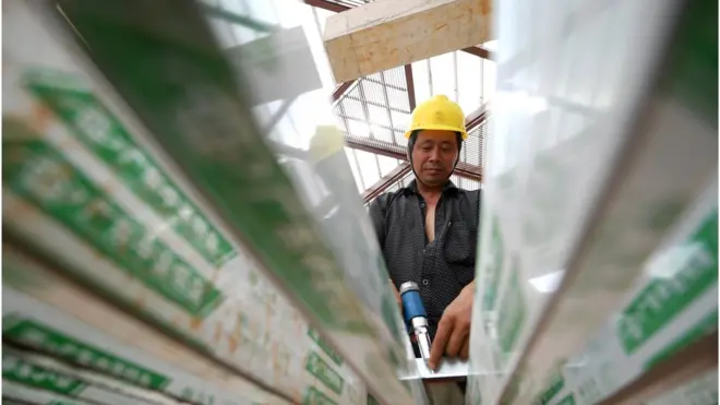Một công trường tại khu tự trị dân tộc Choang Quảng Tây