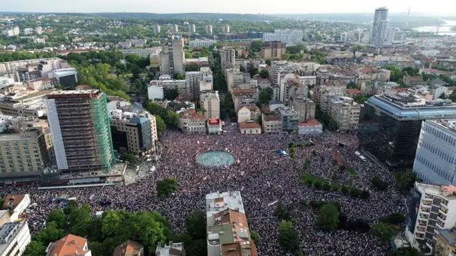 Skup na Slaviji jedan od najvećih ove godine