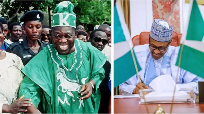 MKO Abiola ati Muhammadu Buhari