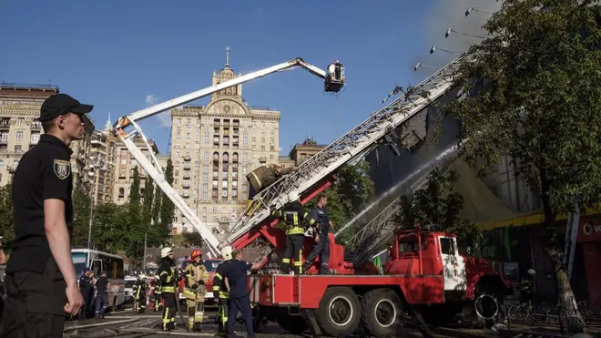 Пожежа на Хрещатику 40/1