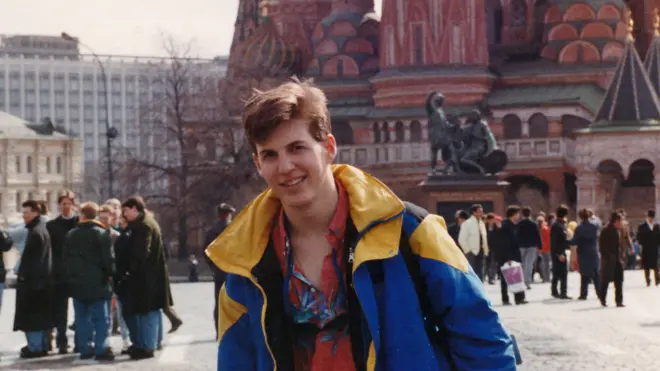 Джефф в Москве в апреле 1988