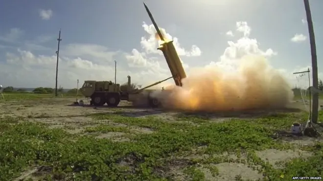The Thaad system only has "initial intercept capability" at present