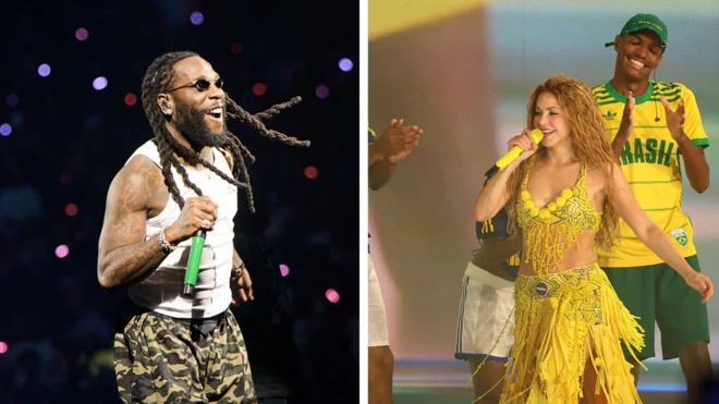 Burna Boy and Shakira
