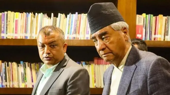 गगन थापा र शेरबहादु देउवा