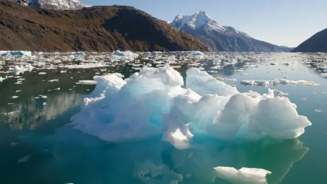 Melting iceberg