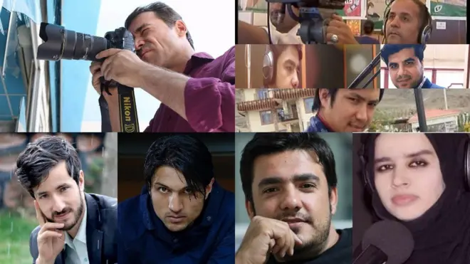 کابل برید کې وژل شوي خبریالان/خبریالانې