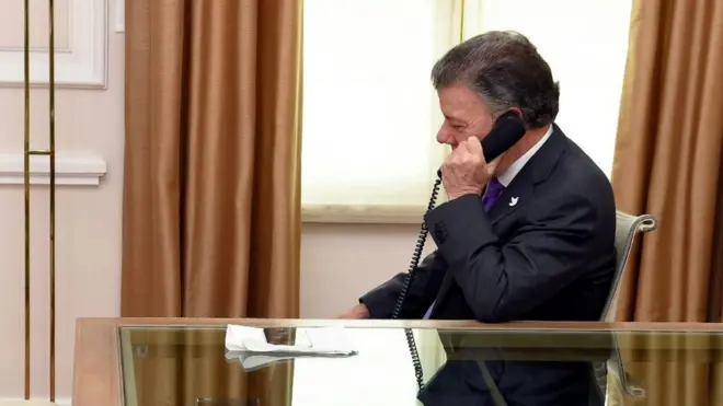 Líderes del mundo se comunicaron con el presidente Santos para felicitarlo.