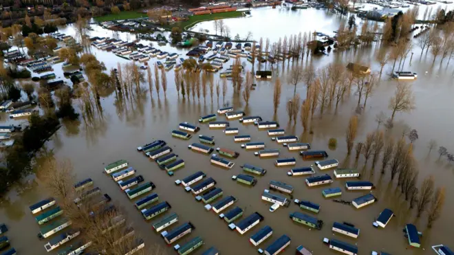 ノーサンプトンシャーの洪水被害