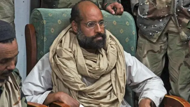 Dadake Saif al-Islam Gaddafi aliviambia vyombo vya habari vya Libya kuwa alifariki karibu na mpaka wa Libya na Algeria