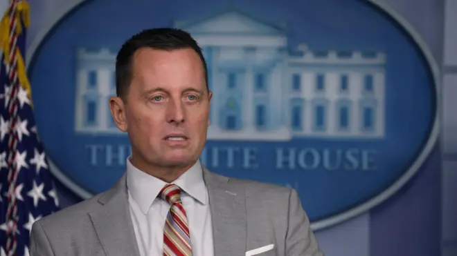 Ричард Гренел на конференцији за медији у Белој кући у Вашингтону