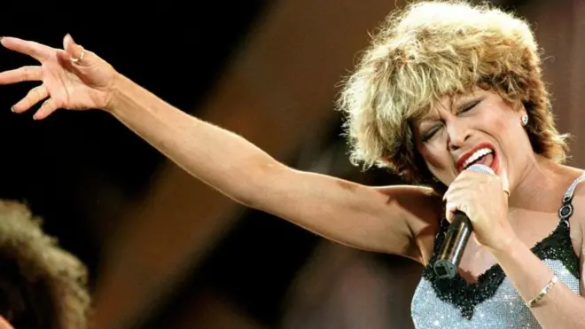 공연 중인 티나 터너