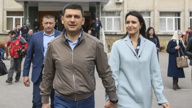 Гройсман з дружиною