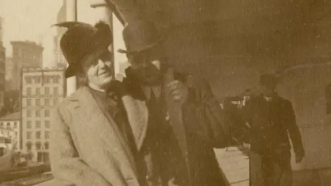 Oskar Holverson y su esposa Mary (Foto: Henry Aldridge & Son)