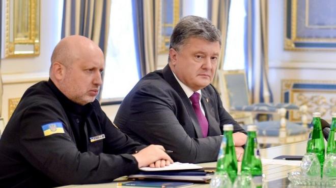 Совещание Порошенко с руководством силовых ведомств и МИД Украины.