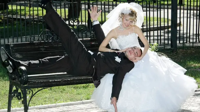 Весілля у Луганську, фото зроблене до початку бойових дій на Донбасі