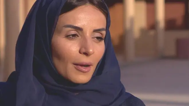 سلمى الراشد أول ناخبة في الرياض