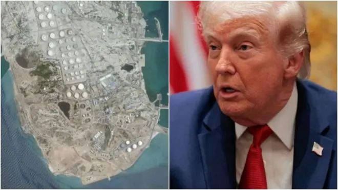 अमेरिकेचे राष्ट्राध्यक्ष डोनाल्ड ट्रम्प यांनी खार्ग बेटाबाबत वक्तव्य केलं आहे.