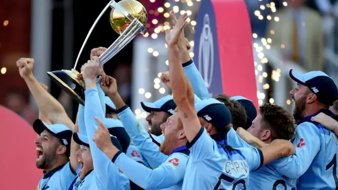 دا لومړی ځل دی چې انګلنډ د کرېکټ نړیوال جام ګټي