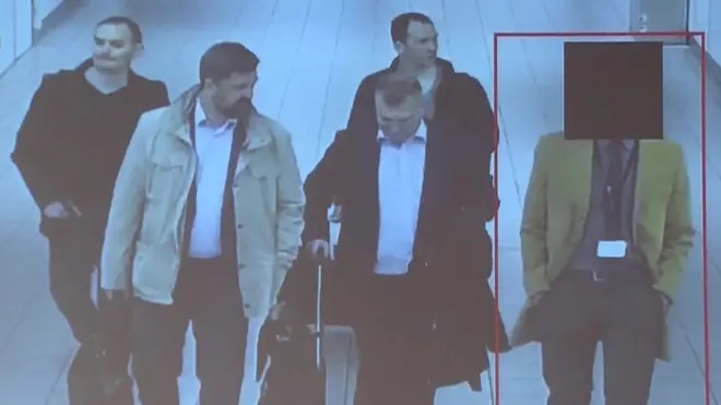 The four Russians arrived on diplomatic passports
