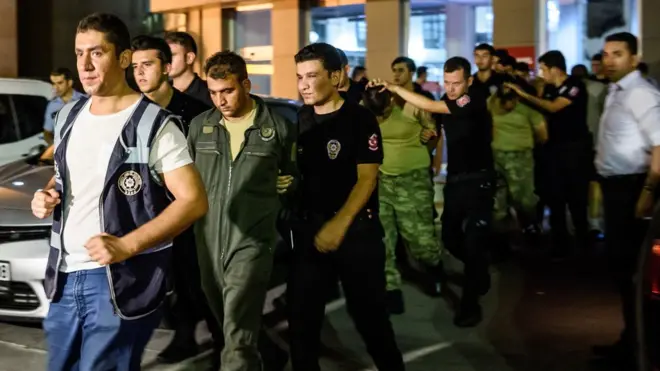 Türkiye'de darbe girişimi sonrası gözaltılar