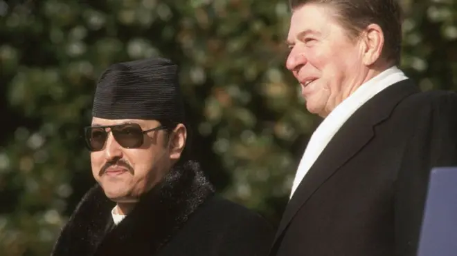 राजा वीरेन्द्र र राष्ट्रपति रेगन