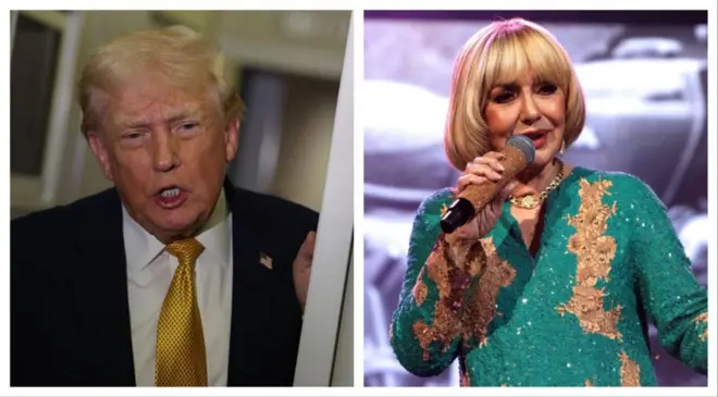 گوگوش و دونالد ترامپ