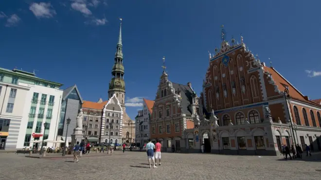 Ратушная площадь в Риге