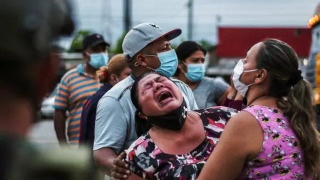 La violencia de los sucesos del martes ha conmocionado a todo Ecuador.