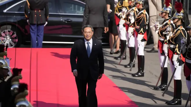 China"s Prime Minister Li Qiang arrives for the closing session of the New Global Financial Pact Summit, Paris, France, 23 June 2023.