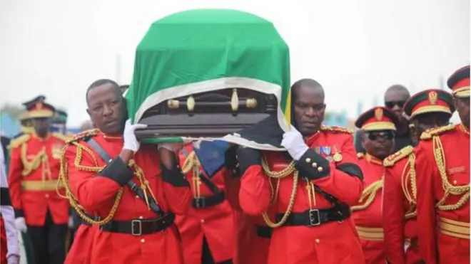 President Magufuli burial