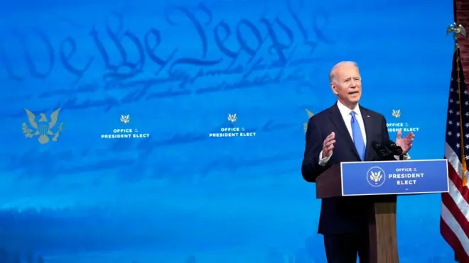 Tổng thống đắc cử Joe Biden có bài phát biểu ngay sau khi chiến thắng của ông được xác nhận