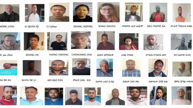 ብሔራዊ መረጃ እና ደኅንነት ይፋ ካደረጋቸው ተጠርጣሪዎች በከፊል